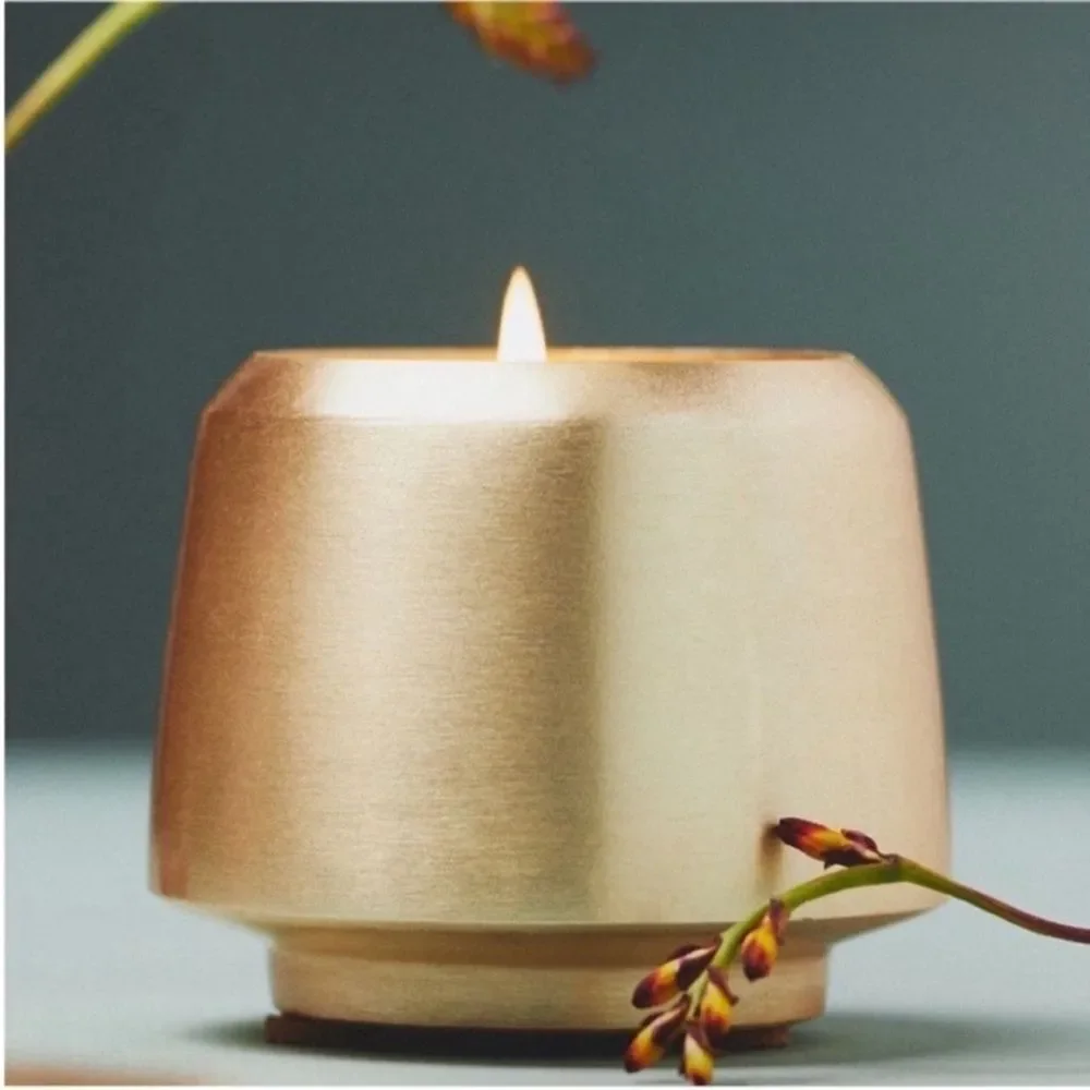 NEW Anthropologie The Gather Candle Ambered Topaz Mini